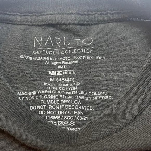 NARUTO Shippuden Mens T-Shirt - Giant Ichiraku Ramen Shop Eating Image‎ - Picture 2 of 4